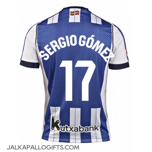 Real Sociedad Sergio Gomez #17 Kotipaita 2025-26 Lyhythihainen